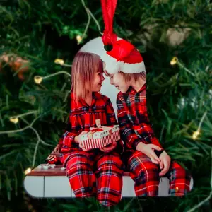 RapidStudio personalised christmas tree photo decorations