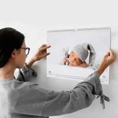 Rapidstudio personalized A3 photo wall calendar