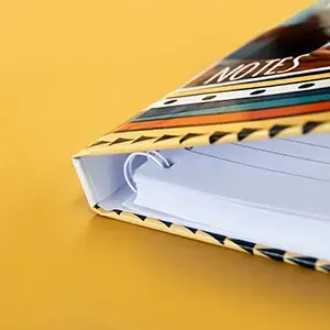 Create your own wiro bound personalised photo notebook gift online with Rapidstudio