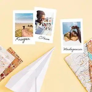 print your own mini polaroid type travel prints online with RapidStudio