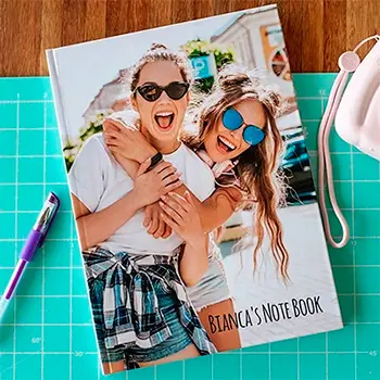 RapidStudio personalised photo ruled notebook 