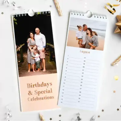 RapidStudio personalised birthday photo calendar 