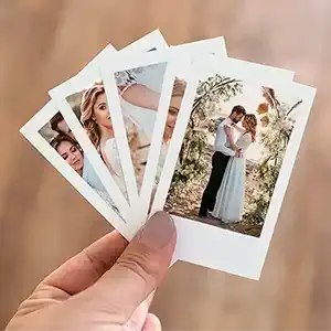 print your own mini polaroid type wedding prints online with RapidStudio