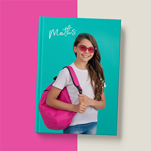 make a hardcover personalised photo school exercise books online at RapidStudio