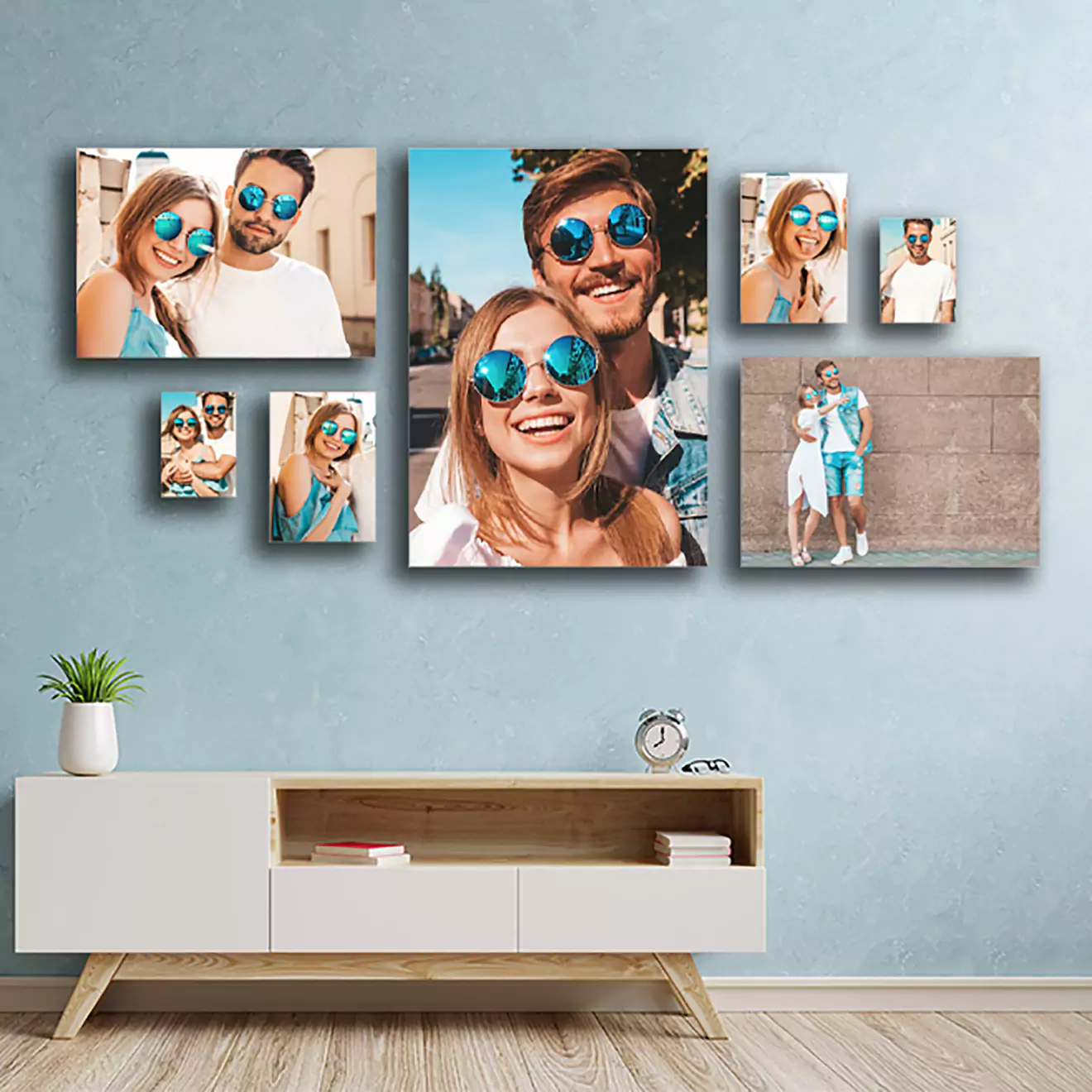 Print your own canvas print wall art sets online with RapidStudio