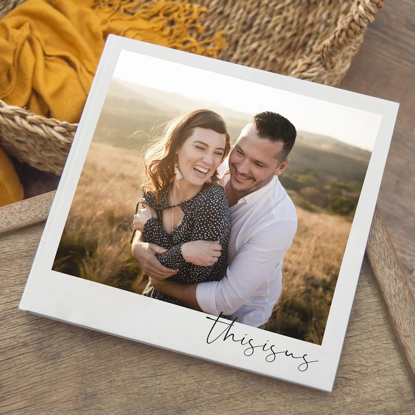 200x200 hardcover photobook with a personalised printed cover