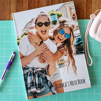 RapidStudio personalised photo ruled notebook 