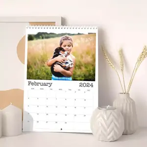 Print a personalised 2024 wall photo calendar online with Rapidstudio