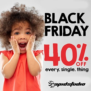 Rapidstudio Black Friday photobook and canvas special shopping deal 